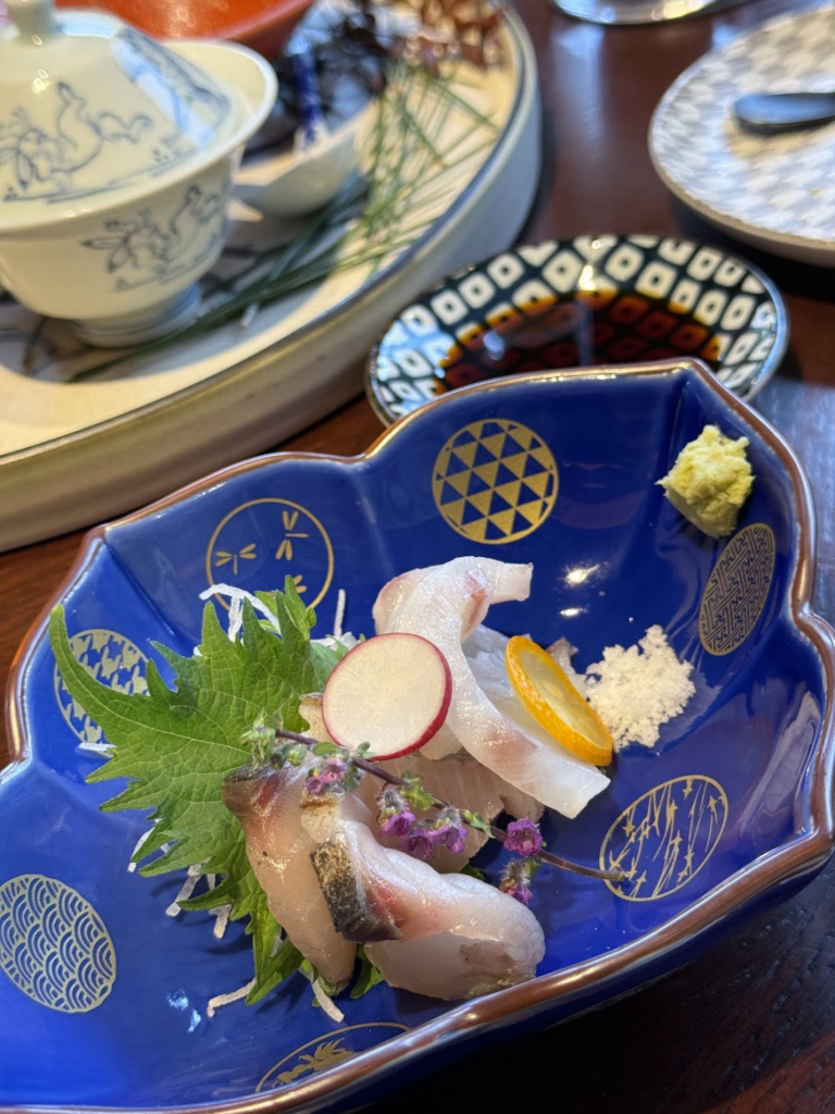 コース料理の数々。