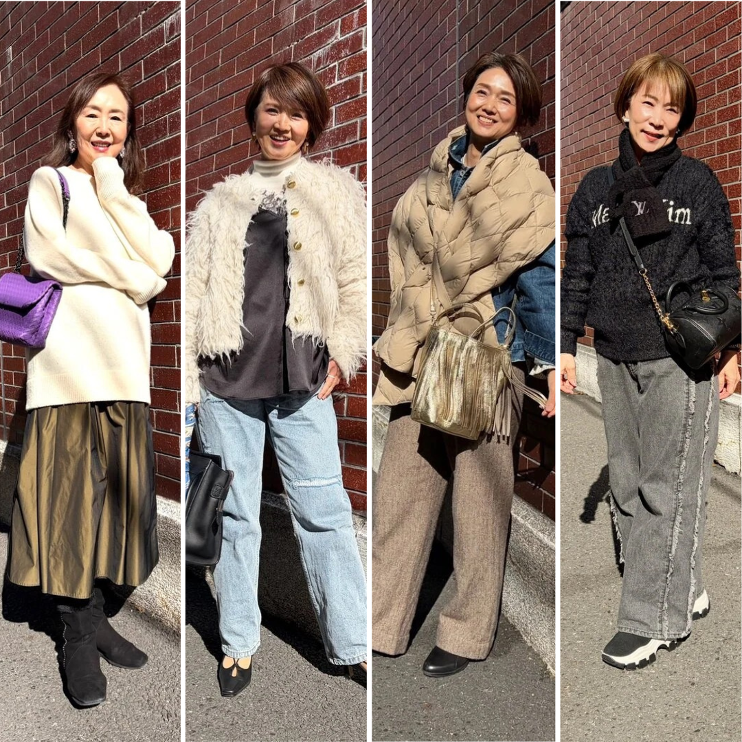 50・60代の素敵世代のファッションをチェック！