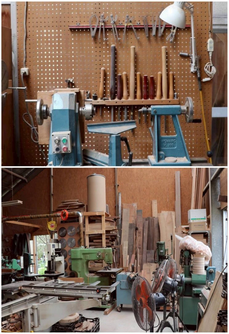 木工家・酒井航さんの工房