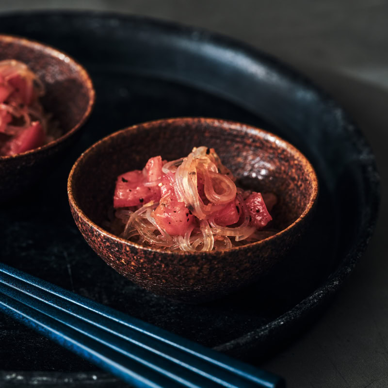 【大人のダイエットレシピ】さっぱりとした味わいで食べ応えも抜群！「春雨とトマトのラー油和え」の作り方を料理家の野口真紀さんが伝授