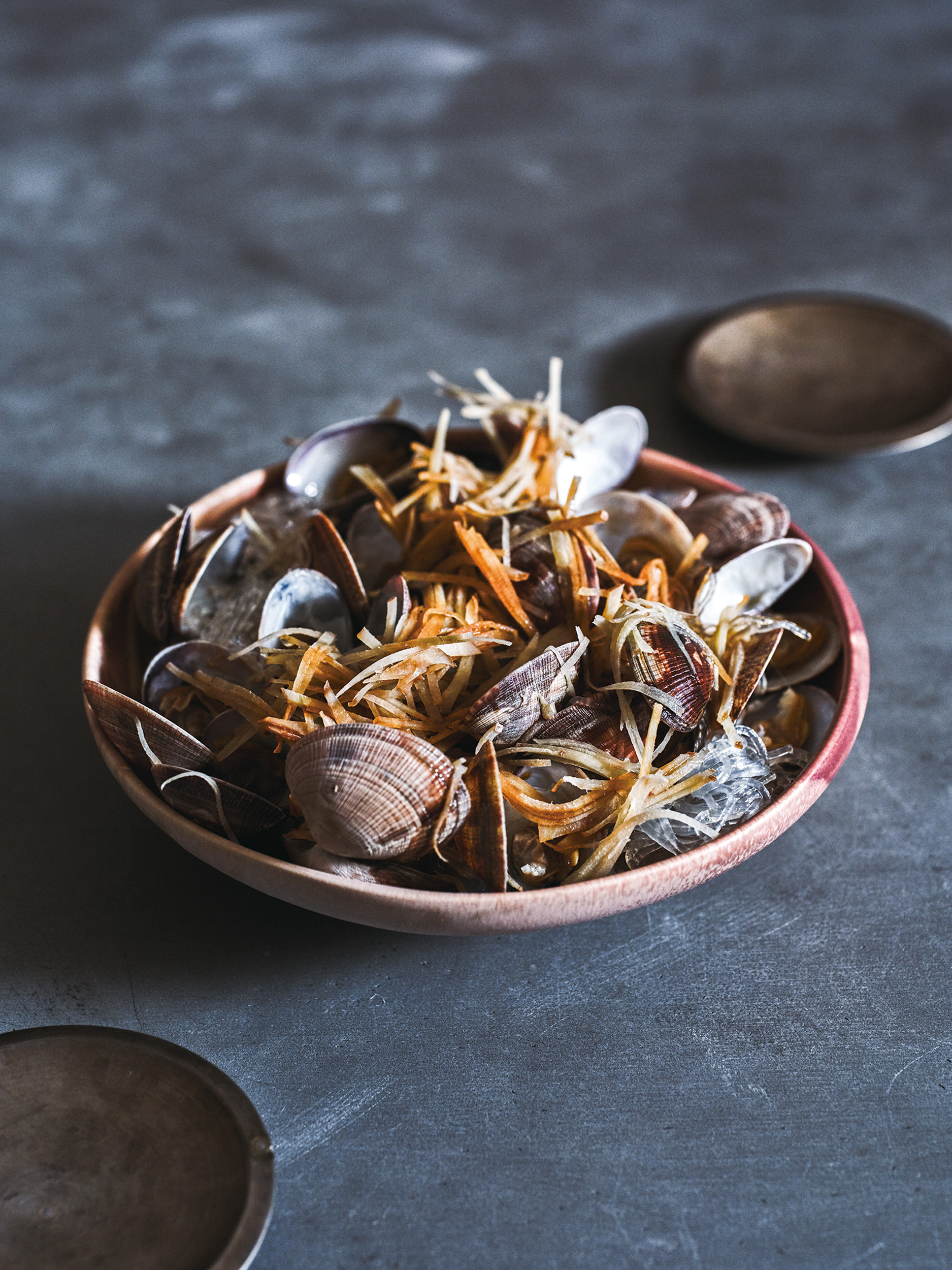 春雨とあさりの和風しょうが蒸し