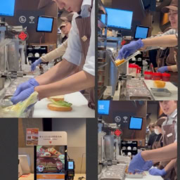 サンマルクカフェ　プレミアムホットサンドBLT