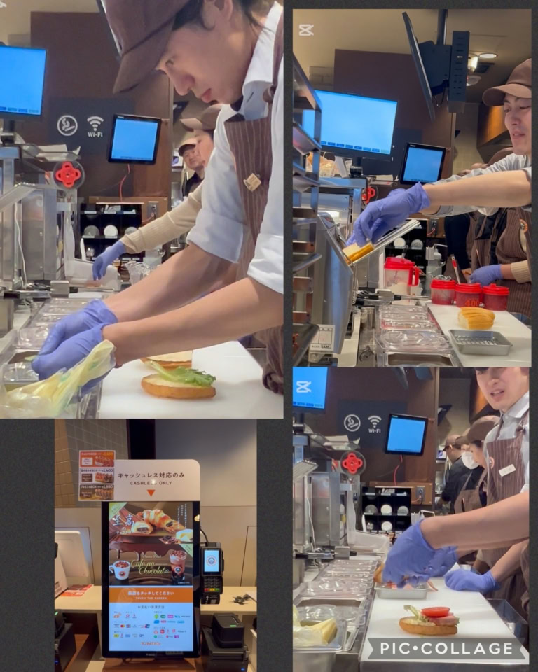 サンマルクカフェ　プレミアムホットサンドBLT