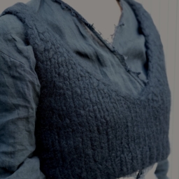 「主役のボトムスのカラーと合わせて、ほかも異素材をミックスしつつ黒アイテムに揃えています。引き算スタイリングでボトムスの柄が映えるんです！」