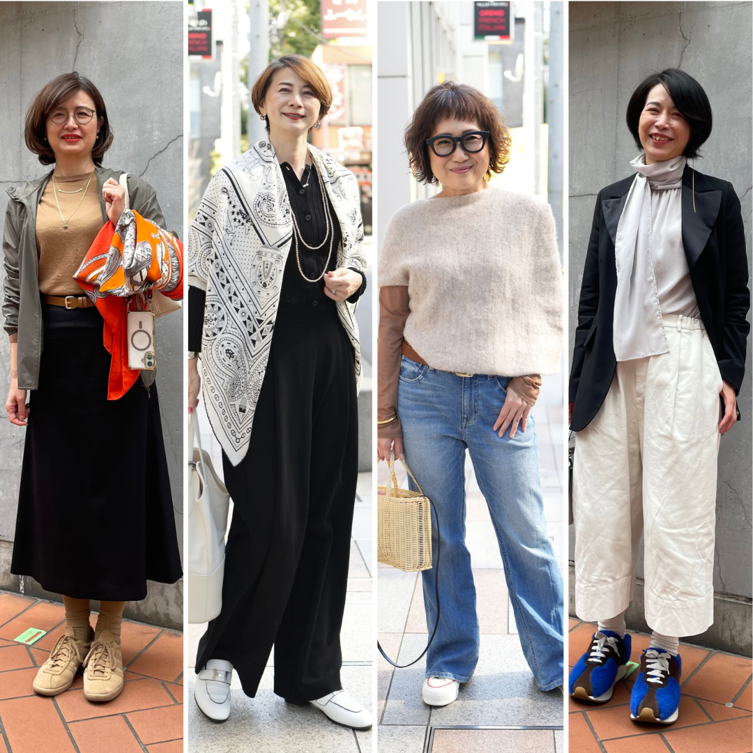 50代60代3月ファッションスナップ