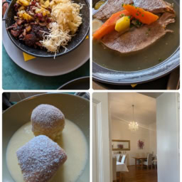 伝統的なオーストリア料理の可愛いレストラン