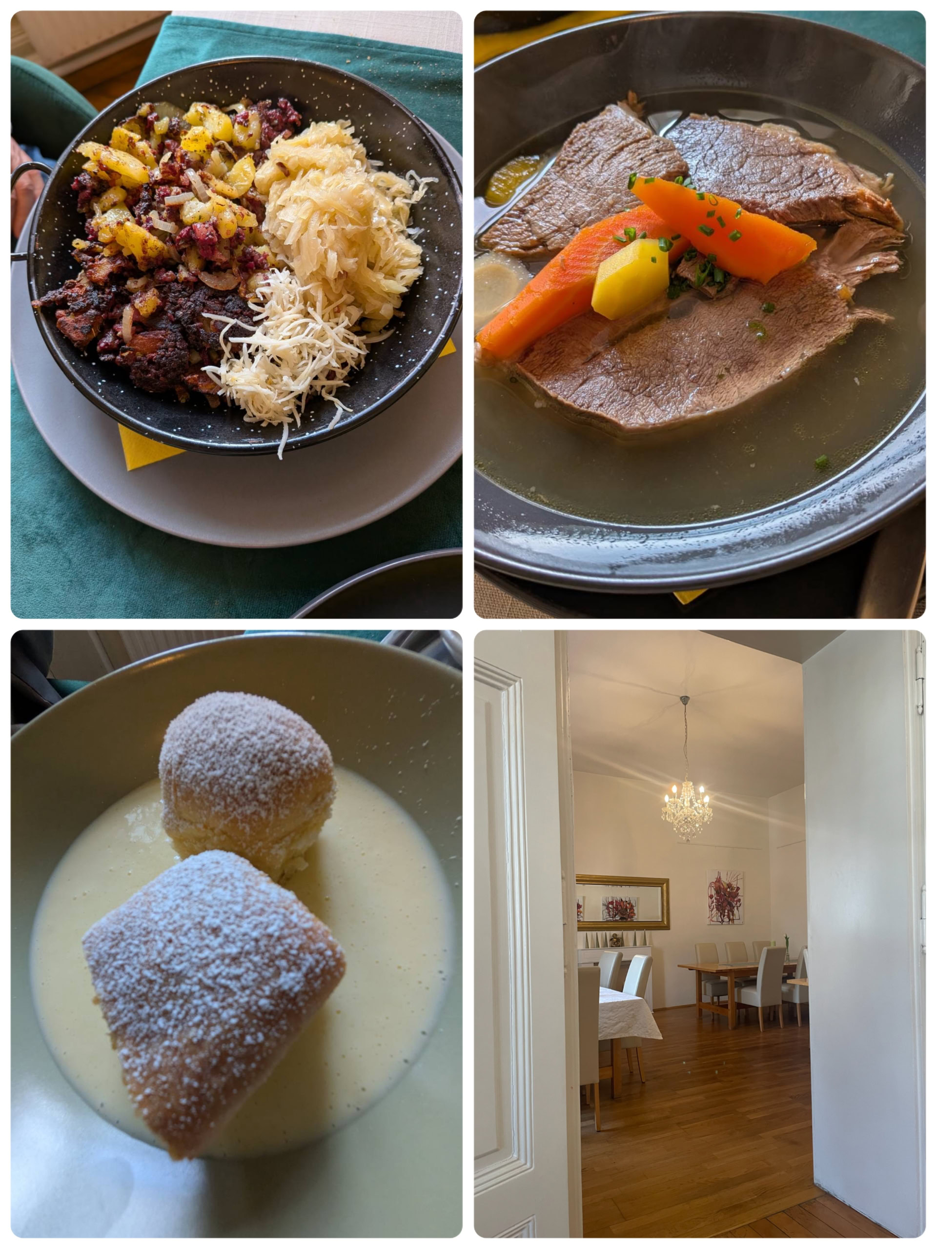 伝統的なオーストリア料理の可愛いレストラン