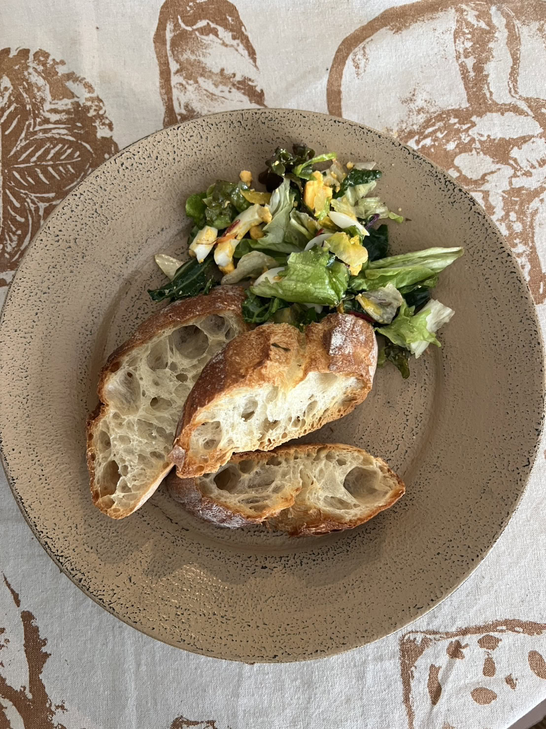 塗師の赤木明登さん策のパン皿