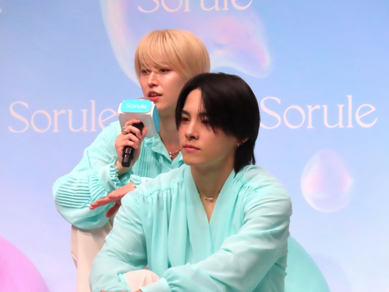 JO1 ヘアケアブランド「Sorule(ソルレ)」新CM発表会