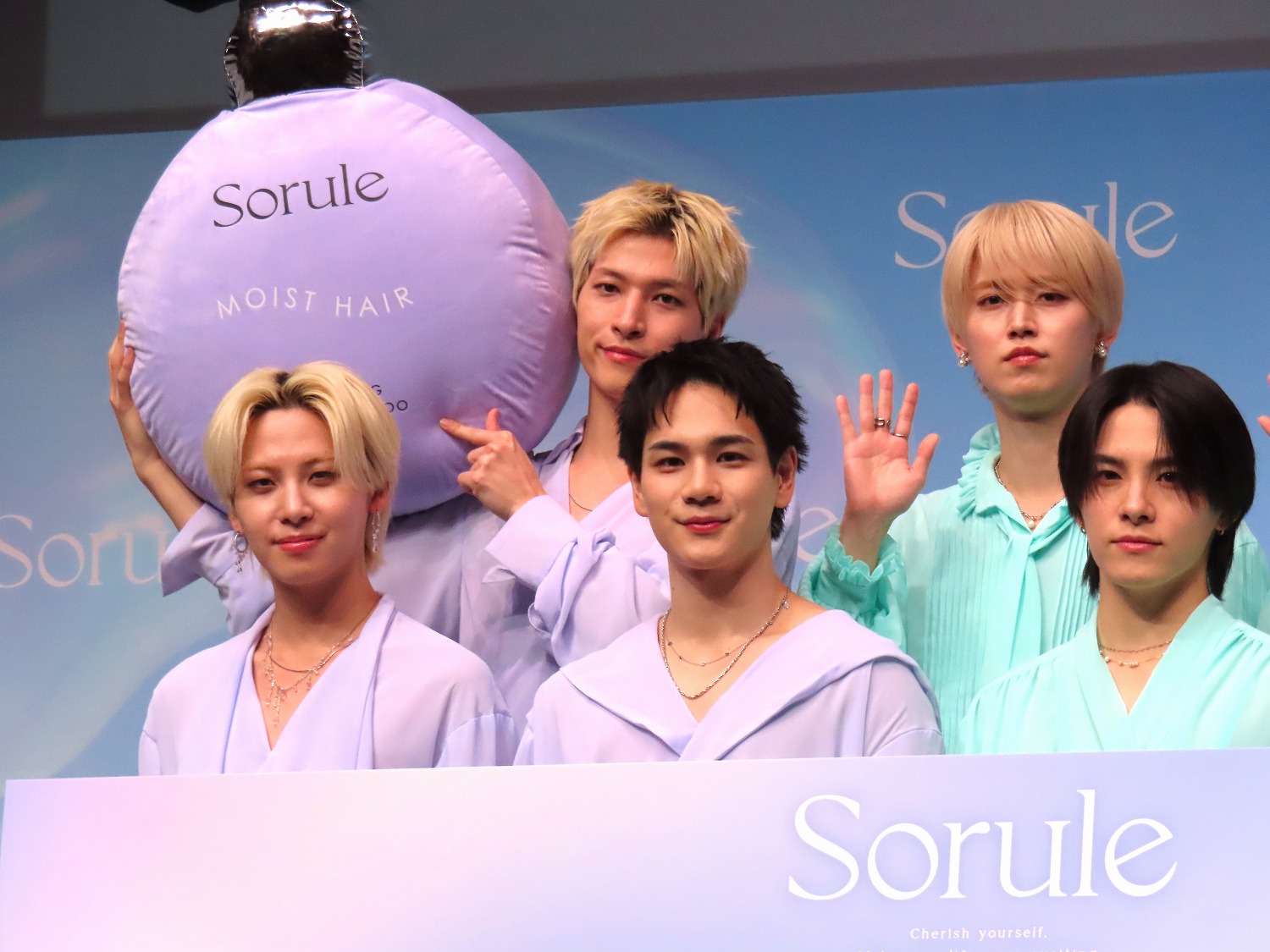 JO1 ヘアケアブランド「Sorule（ソルレ）」新CM発表会