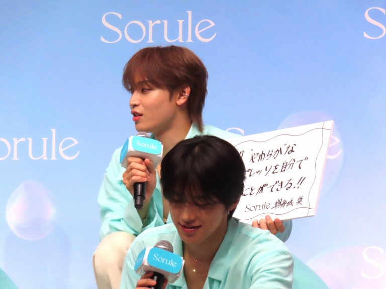 JO1 ヘアケアブランド「Sorule（ソルレ）」新CM発表会