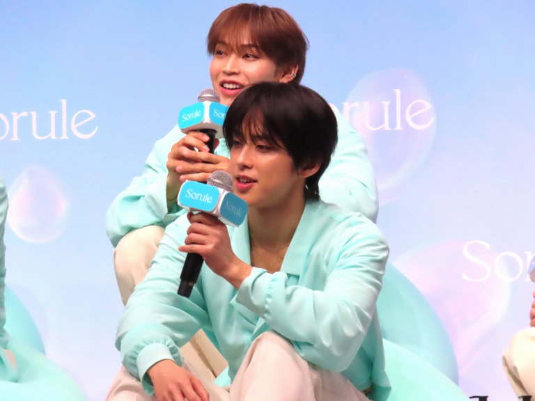 JO1 ヘアケアブランド「Sorule(ソルレ)」新CM発表会