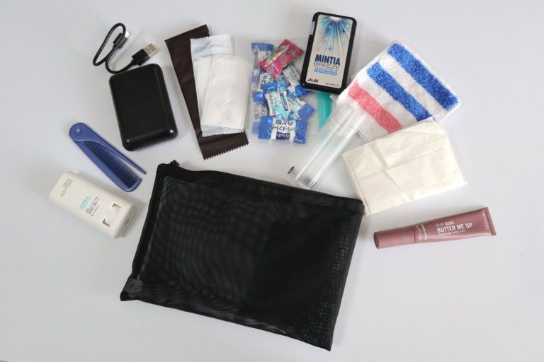 これだけのものを普段入れて持ち歩いています