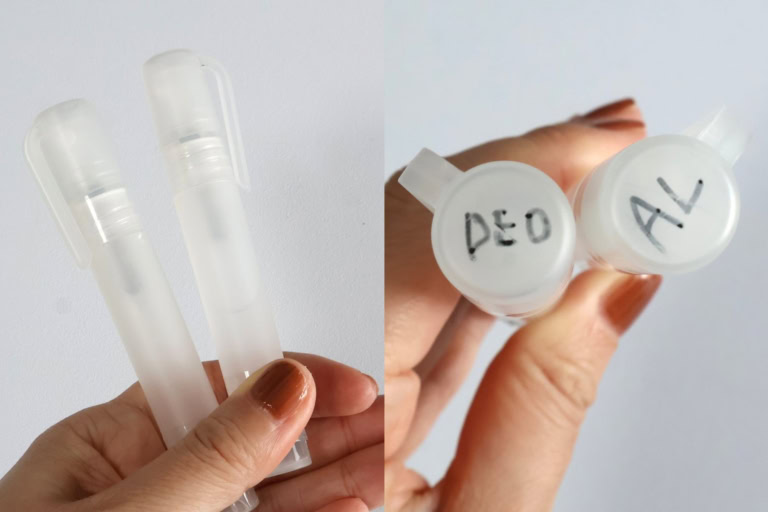 アルコールスプレーと消臭スプレー