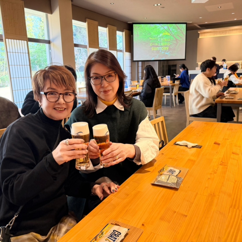 【60代旅】女友達と京の奥座敷「湯の花温泉」で温泉＆グルメを堪能♪ビール工場で工場見学＆試飲も！【大人の女子旅】