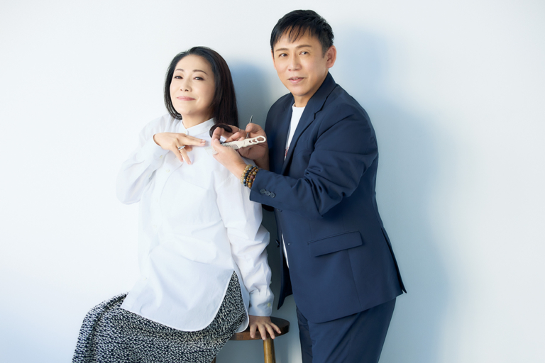 今回、ヘアカットを担当したのは、さゆりさんが信頼を置く、日本を代表するヘア&メイクアップアーティスト、黒田啓蔵さん。