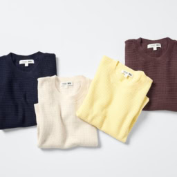 UNIQLO and COMPTOIR DES COTONNIERS コットンクルーネックセーター