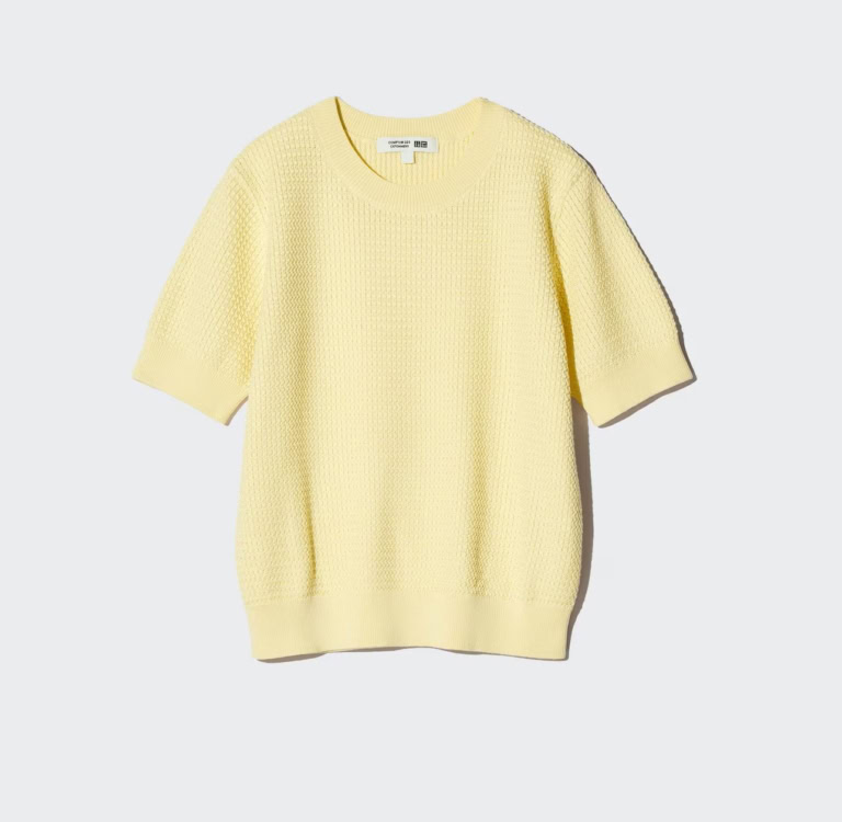 UNIQLO and COMPTOIR DES COTONNIERS コットンクルーネックセーター