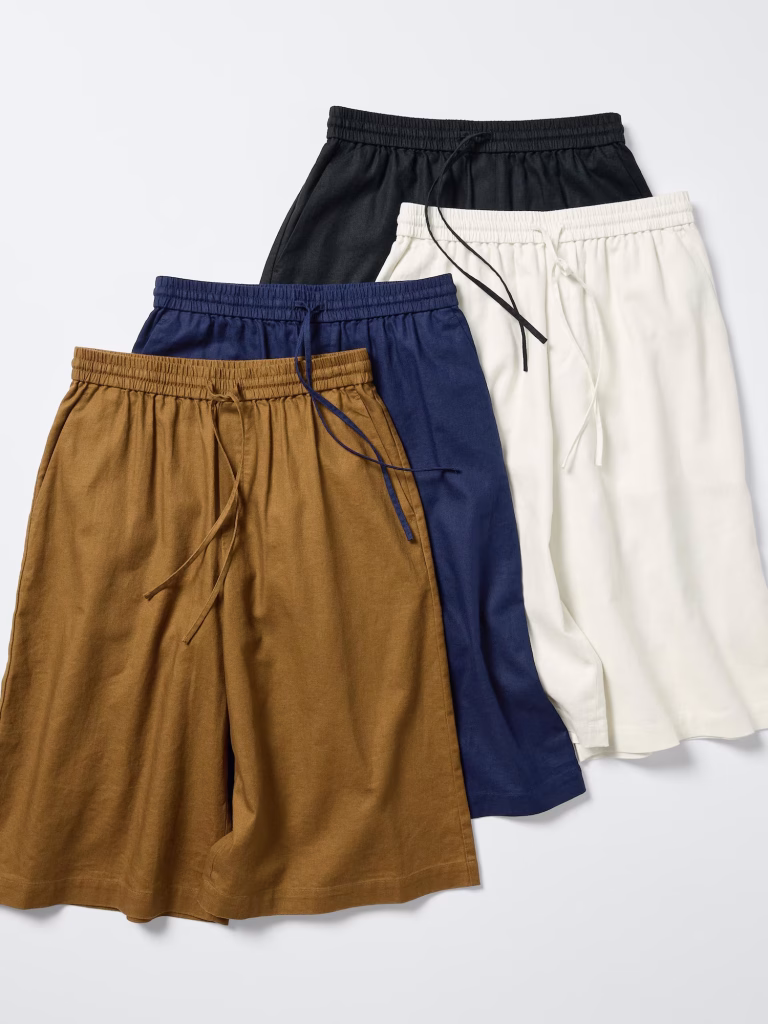 UNIQLO and COMPTOIR DES COTONNIERS リネンブレンドキュロット