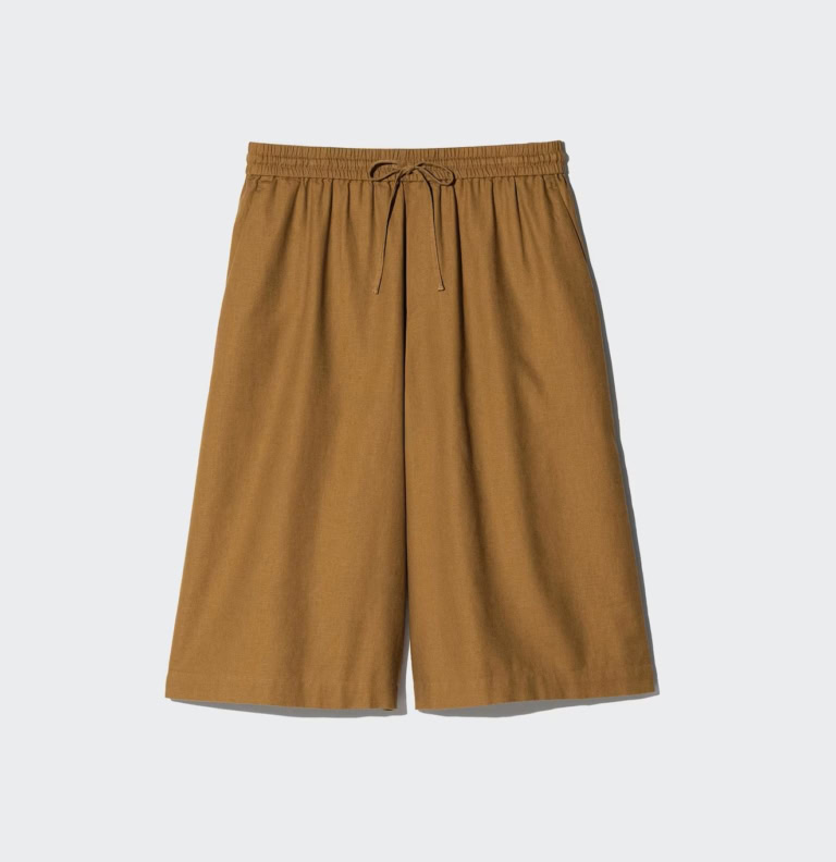 UNIQLO and COMPTOIR DES COTONNIERS リネンブレンドキュロット