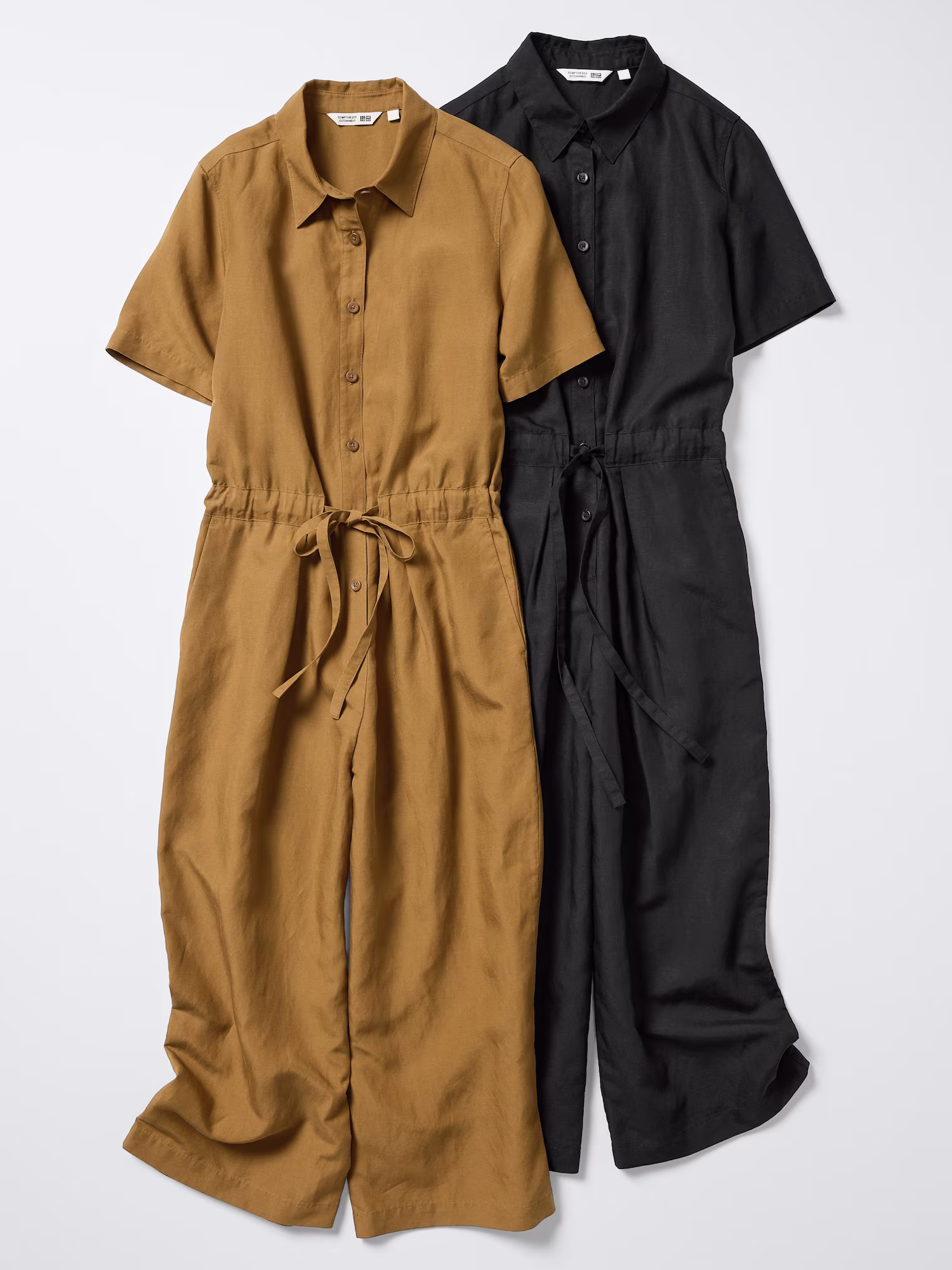 UNIQLO and COMPTOIR DES COTONNIERS リネンブレンドジャンプスーツ