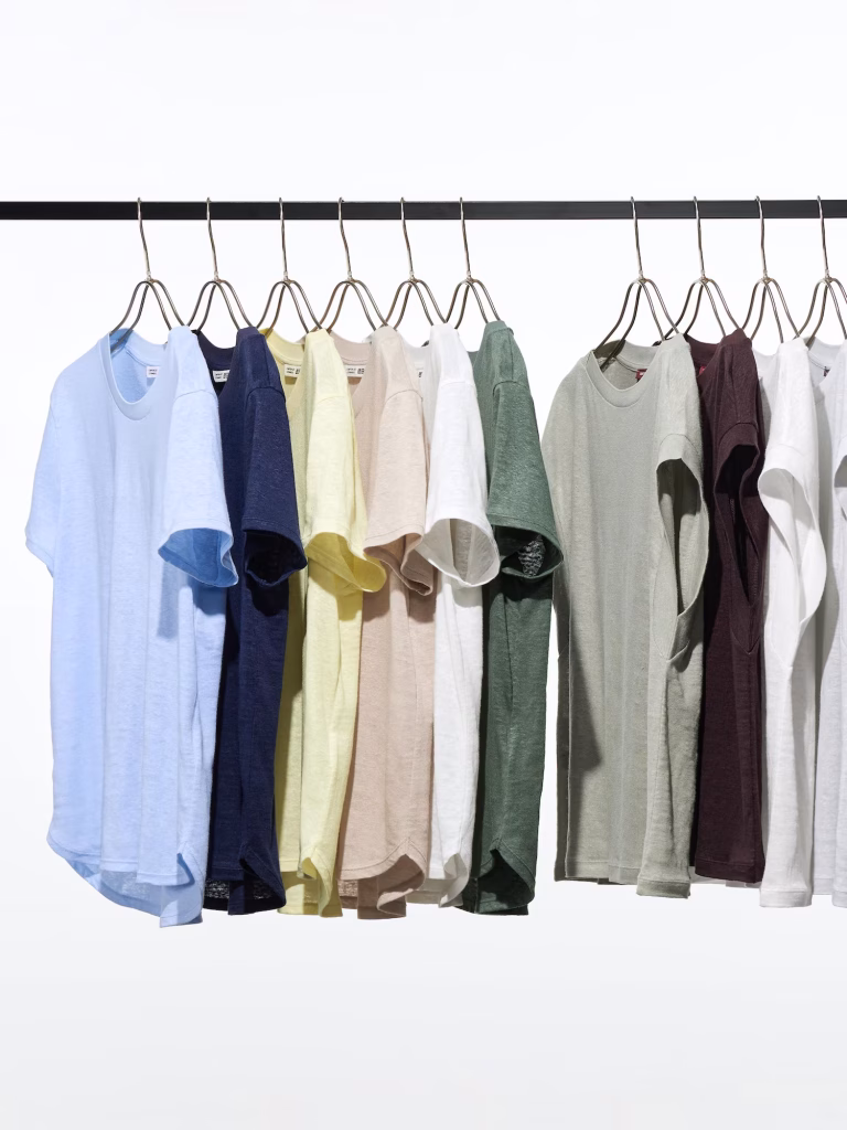 UNIQLO and COMPTOIR DES COTONNIERS リネンクルーネックT