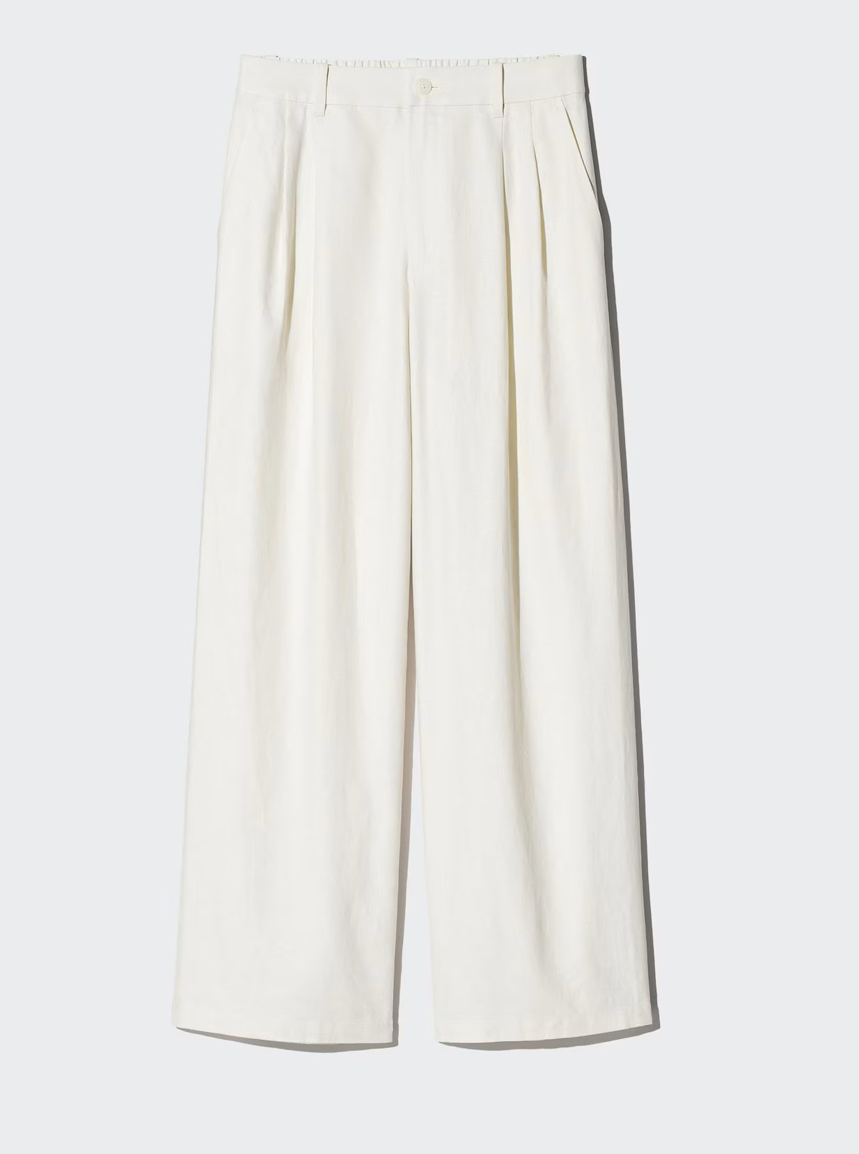 UNIQLO and COMPTOIR DES COTONNIERS リネンブレンドストレートパンツ