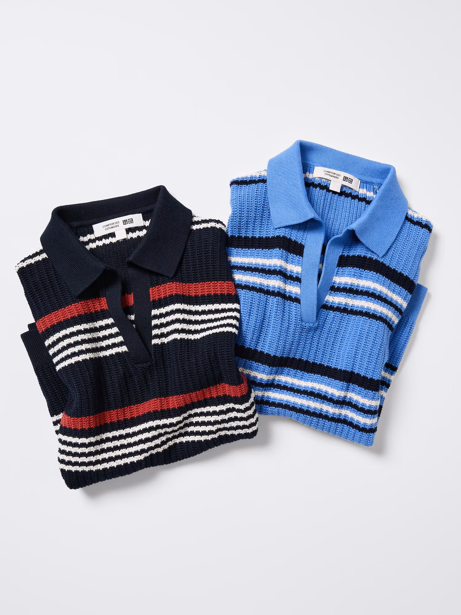 UNIQLO and COMPTOIR DES COTONNIERS コットンポインテールスキッパーポロセーター