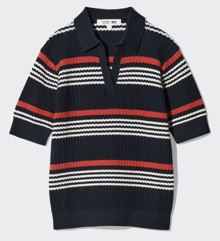UNIQLO and COMPTOIR DES COTONNIERS コットンポインテールスキッパーポロセーター