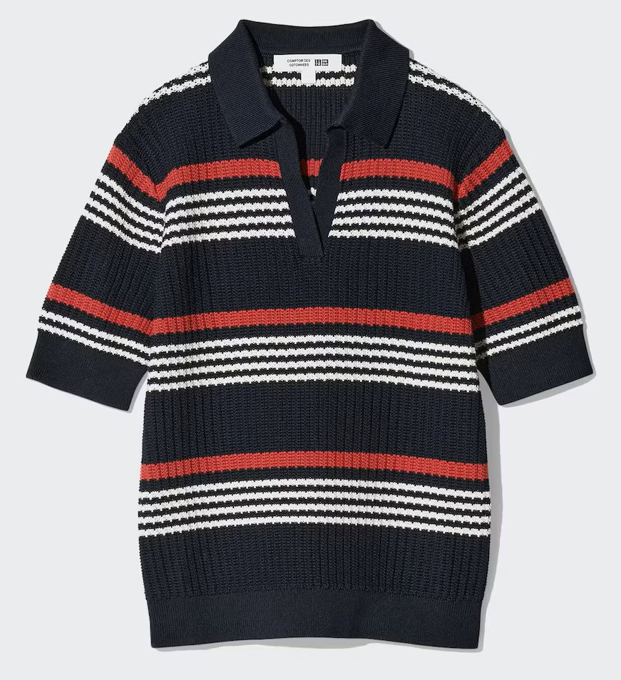 UNIQLO and COMPTOIR DES COTONNIERS コットンポインテールスキッパーポロセーター