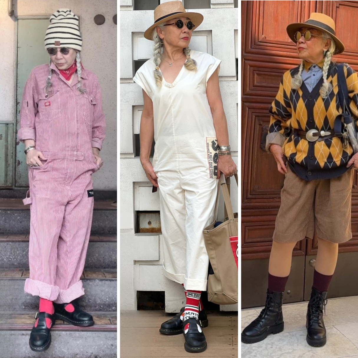 島崎真代さんの靴下のおしゃれ