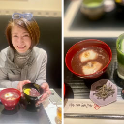 26年3月長谷川さんブログ_とらやの「あわぜんざい」と「お汁粉」