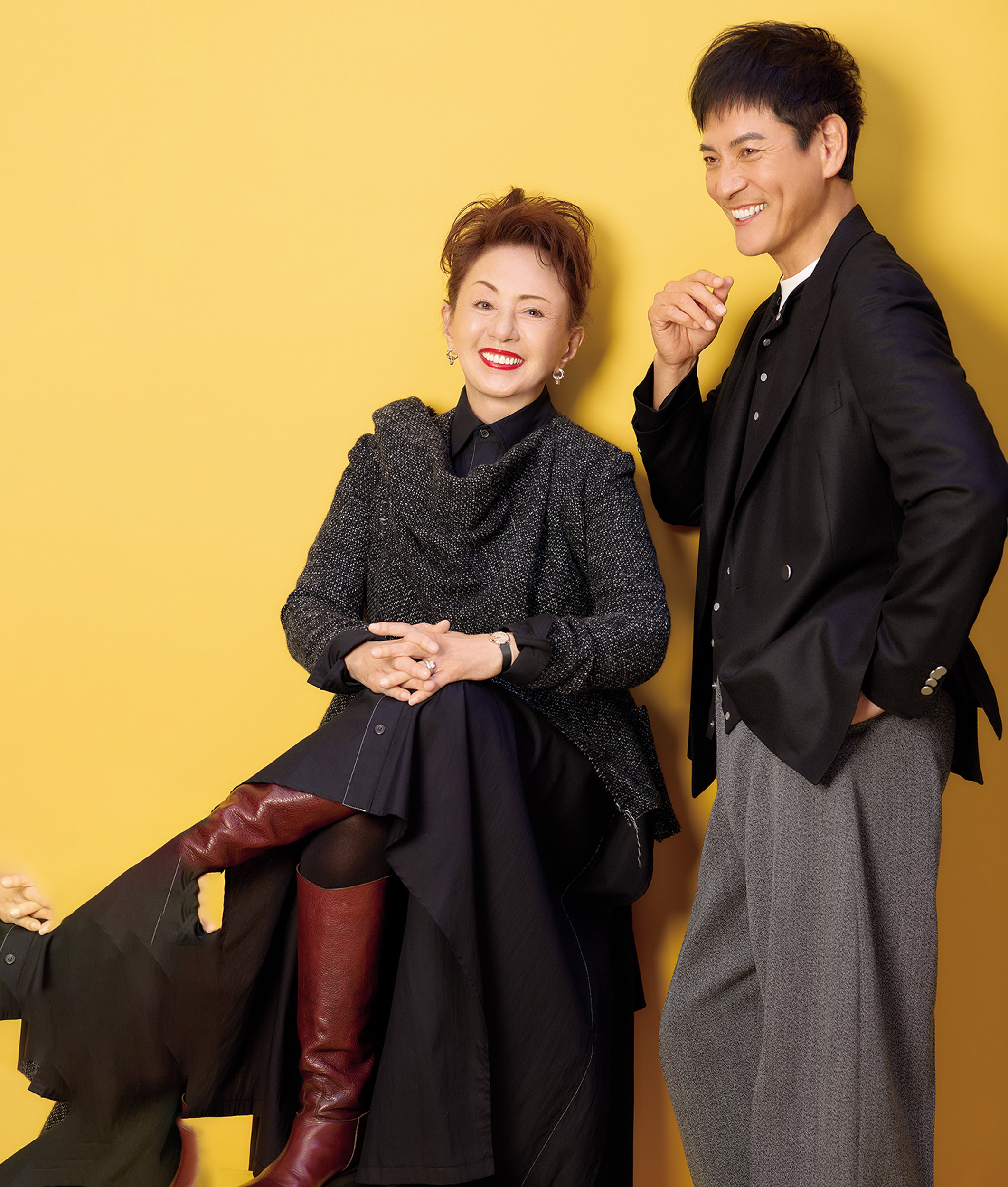 大人の雰囲気溢れる、笑いがいっぱいの和やかな撮影となりました。