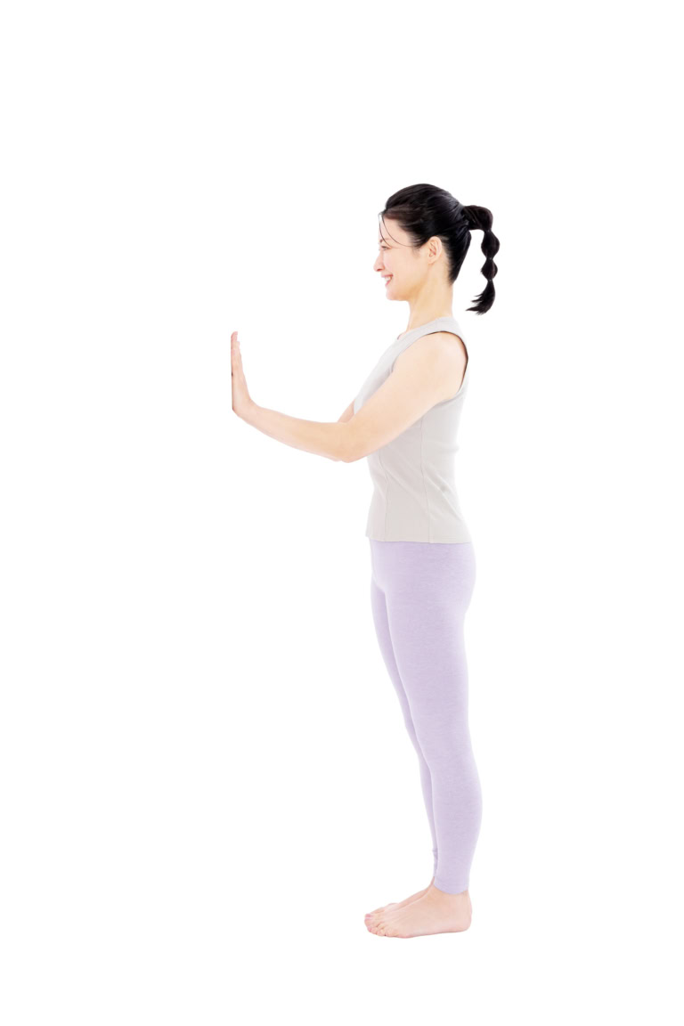 【3】足をもとに戻す