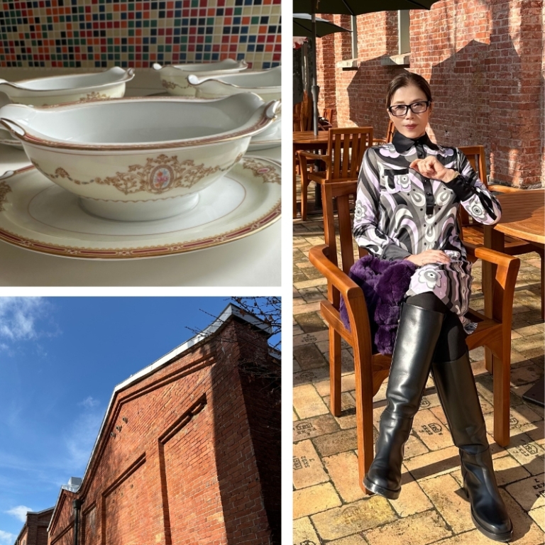 60代ファッション＆暮らし】「ノリタケの森」を訪れた日のお出かけ