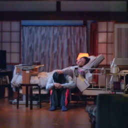 映画『90メートル』より息子・佑(山時聡真)を思いやる病床の美咲(菅野美穂)