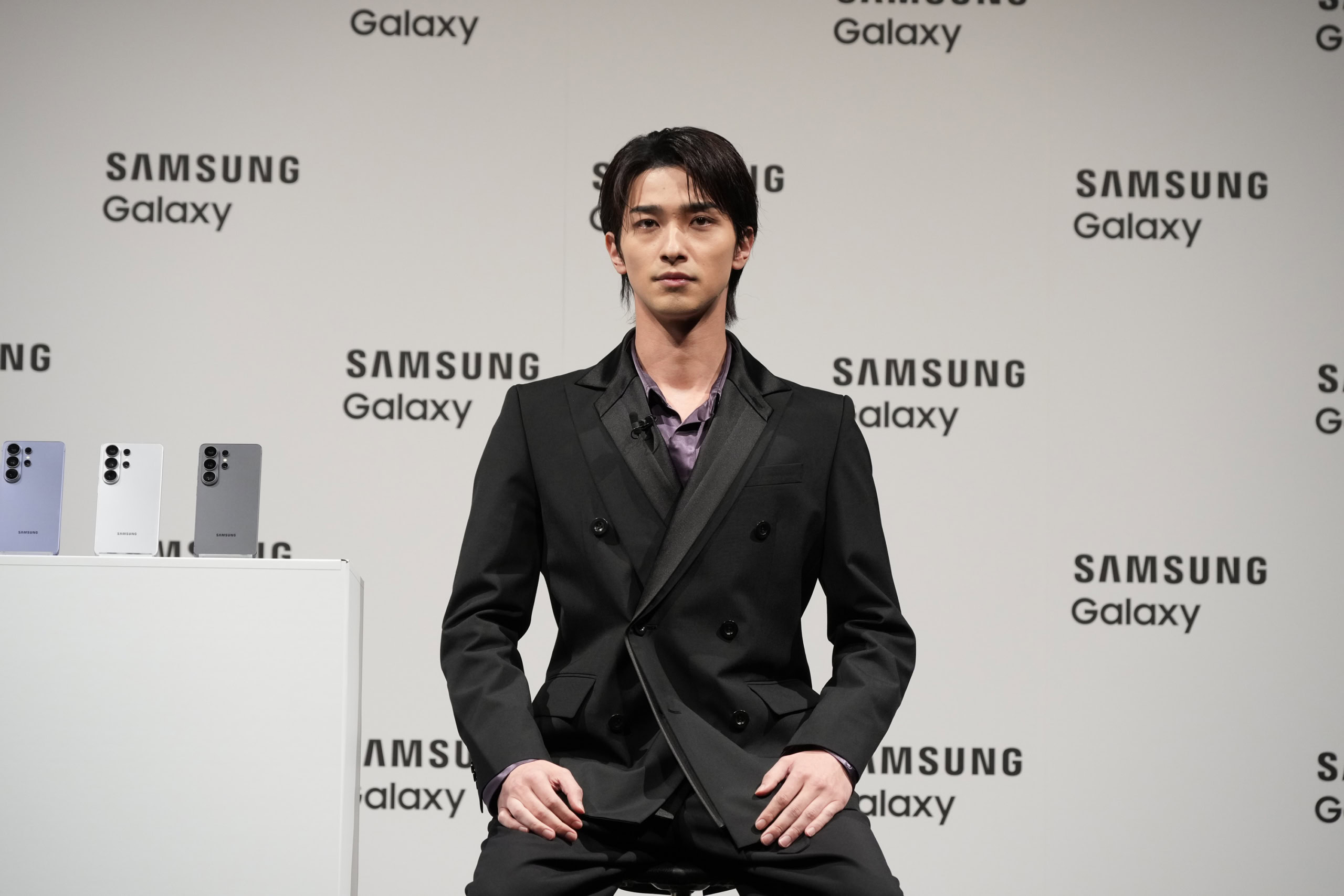 横浜流星さん　ギャラクシー新CM発表会