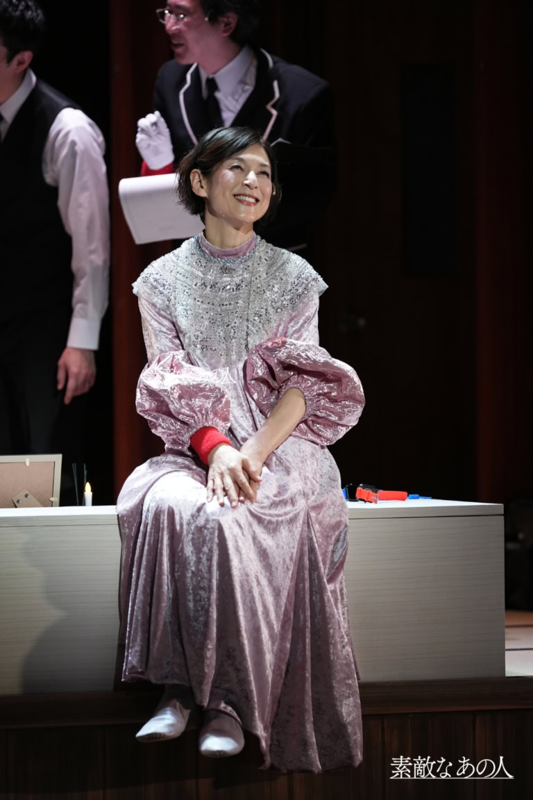 『汗が目に入っただけ』_公開ゲネプロ_家族がまとまり始める様子に喜ぶ由美子