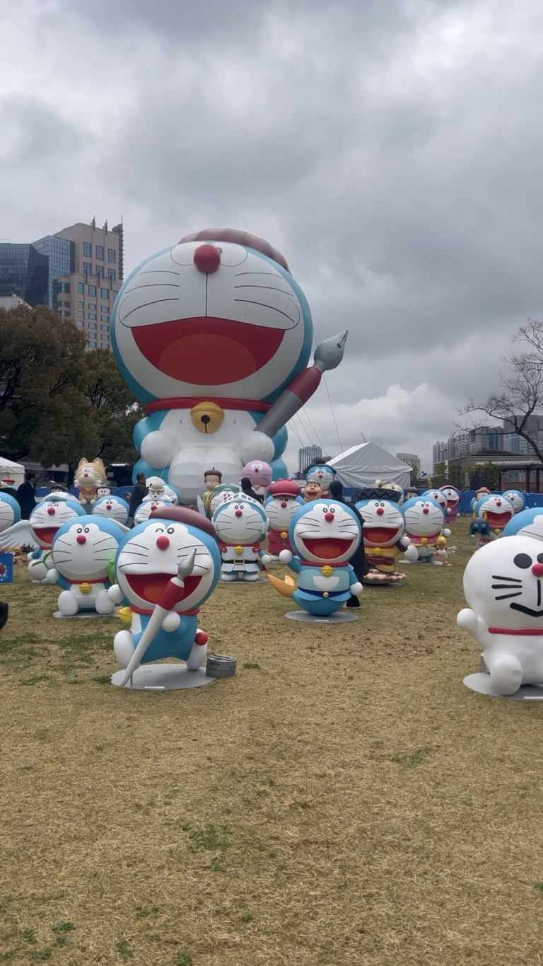 『100%ドラえもん&フレンズ in 東京』の展示