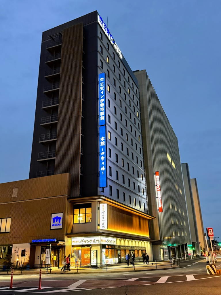 宿泊したホテル外観