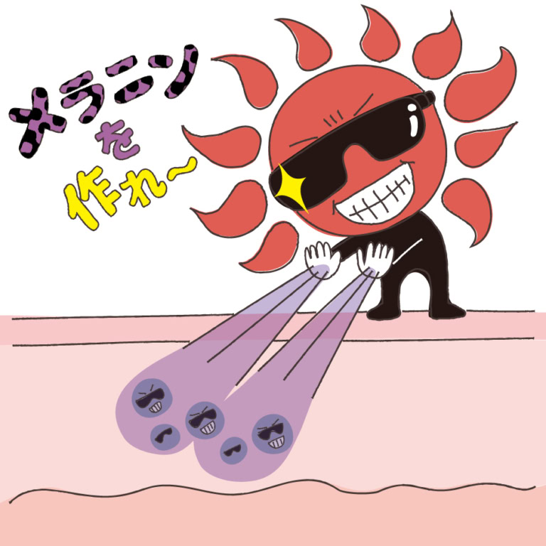 王道だけど最強の敵「紫外線」