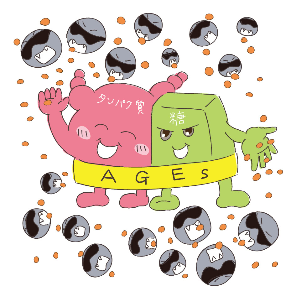 黄ばみ・黄ぐすみにつながる「糖化」