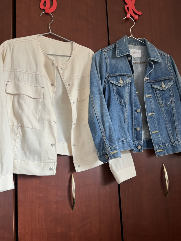 Gジャンと薄手アウター