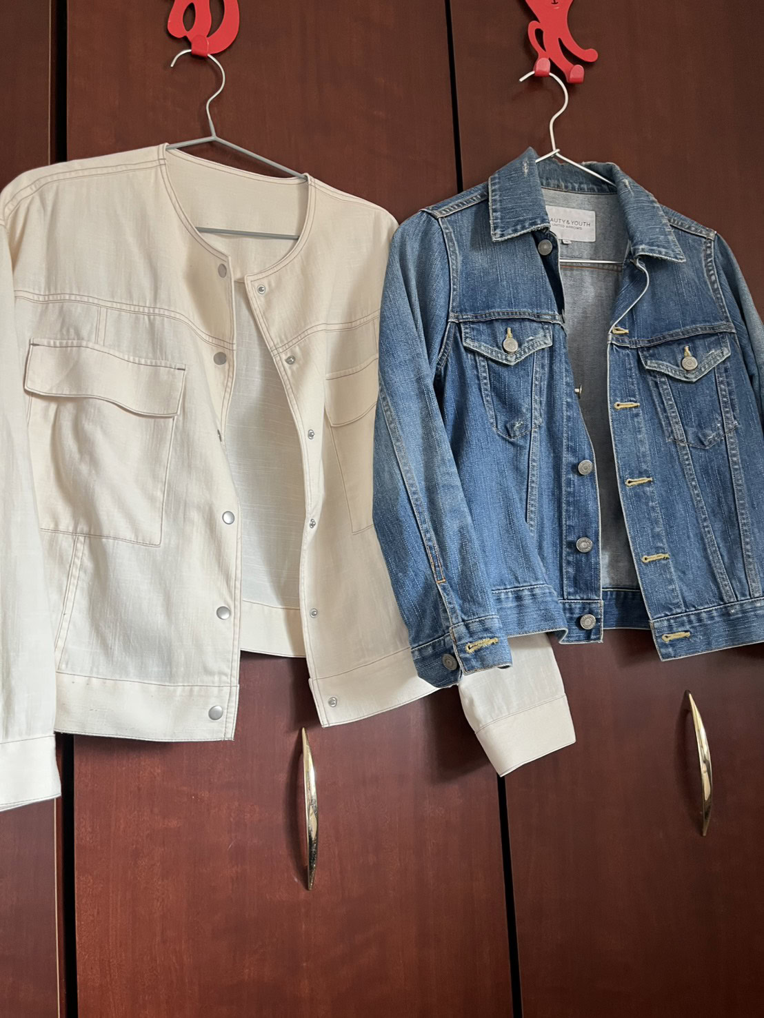 Gジャンと薄手アウター