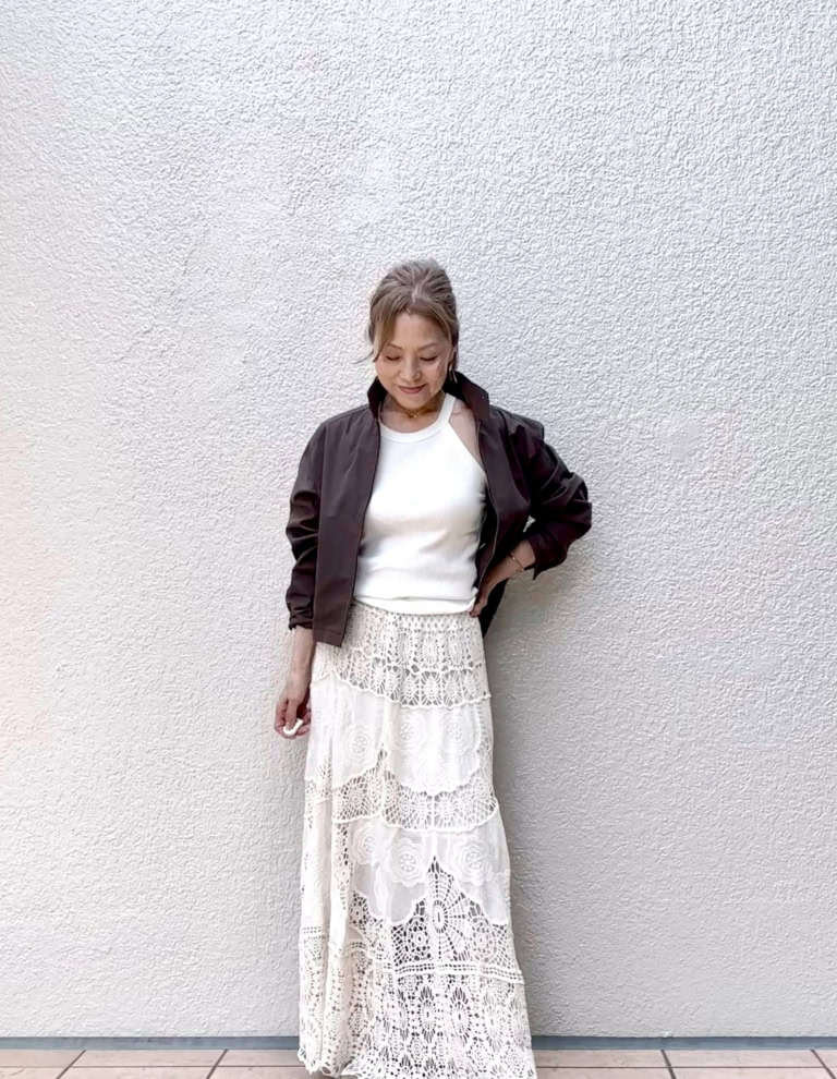 ブルゾンコーデ