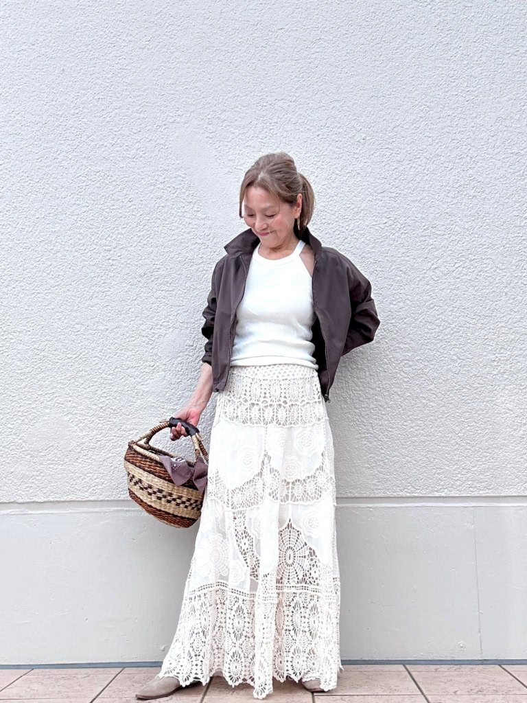 ブルゾンコーデ