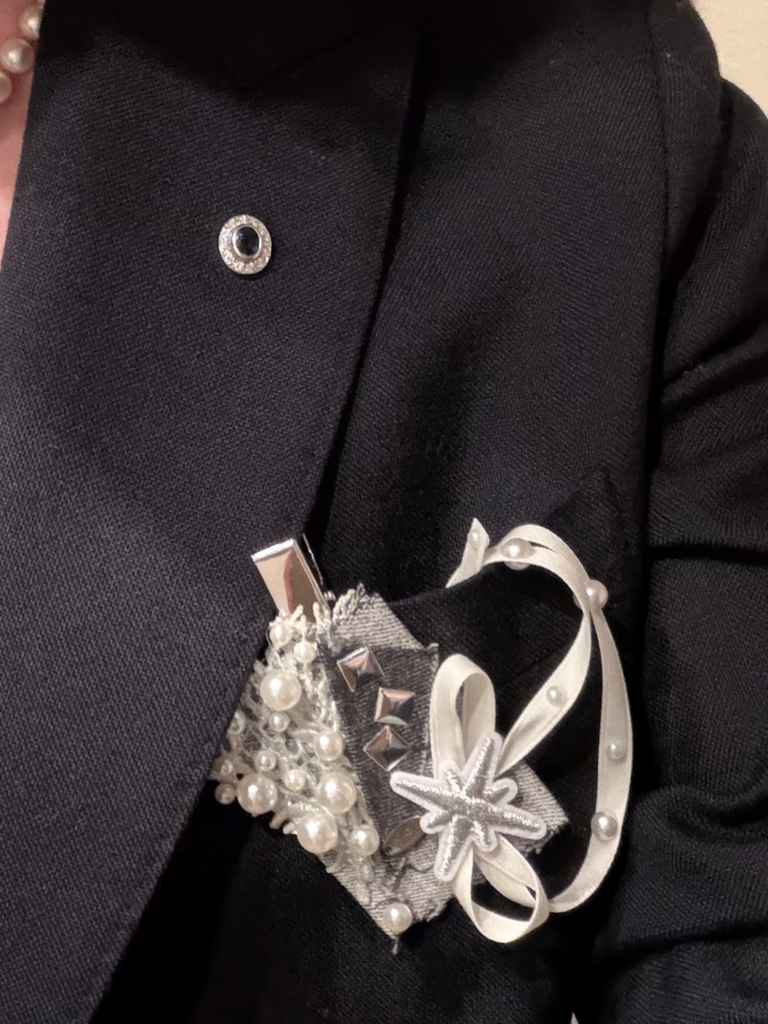 2026年４月_長谷川さん「素敵な大人のごきげんフェス2026」コーデ_@colorfield1998stepさんに作っていただいたクリップ