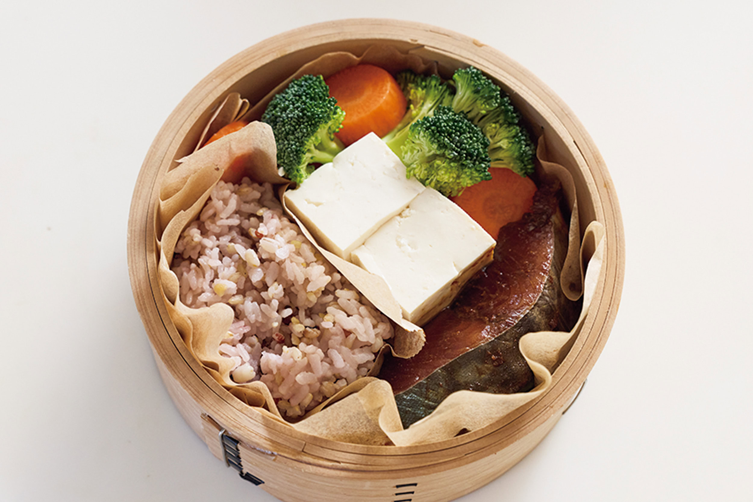 魚とごはんの献立　加熱前