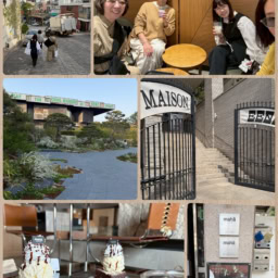 セレクトショップやカフェ、リウム美術館などを巡りながら街歩き