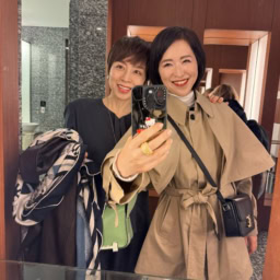 成田千恵さんと仲よしの小百合さん
